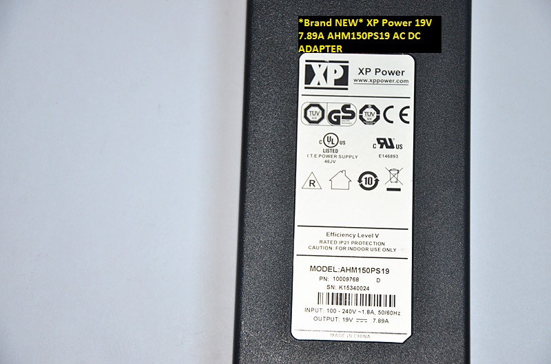 *Brand NEW*AHM150PS19 AC100-240V XP Power 19V 7.89A AC DC ADAPTER 3 pin - Click Image to Close